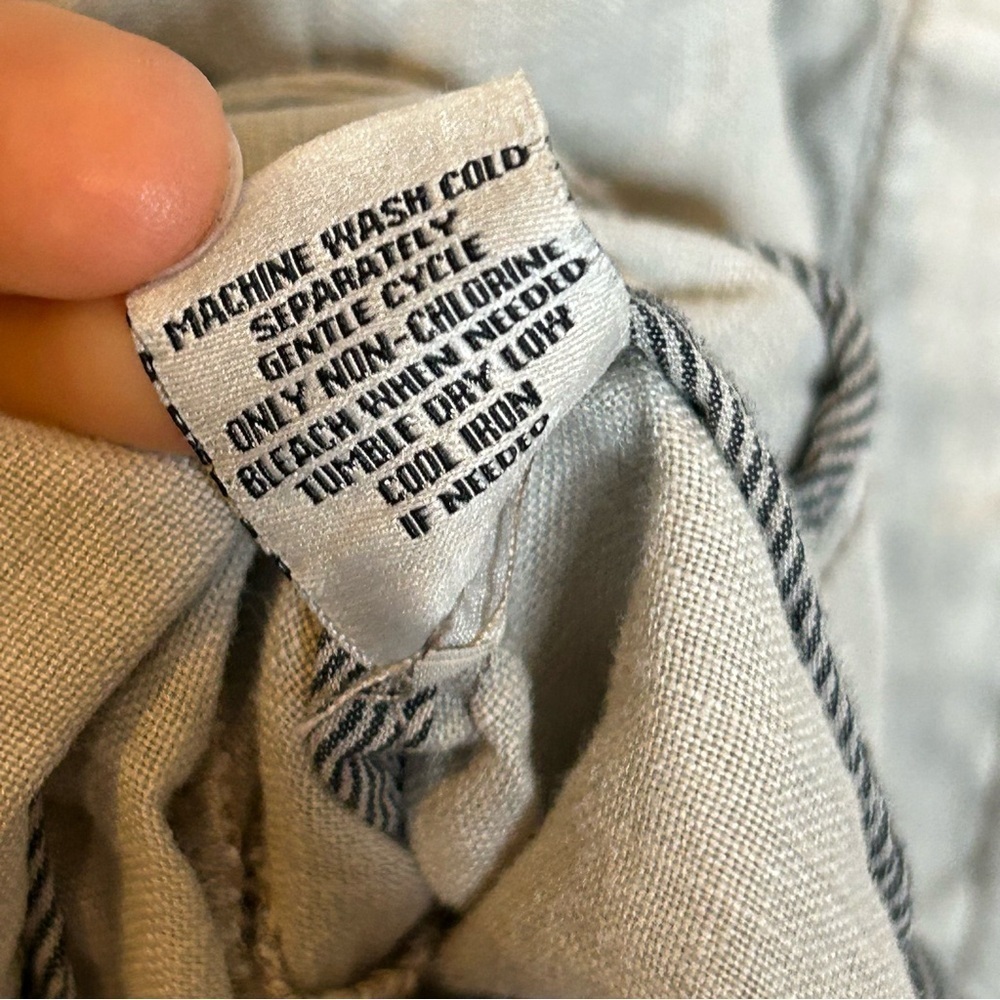 Anthropologie Marrakech Linen Utility Cargo Jacket Medium - Picture 15 of 15